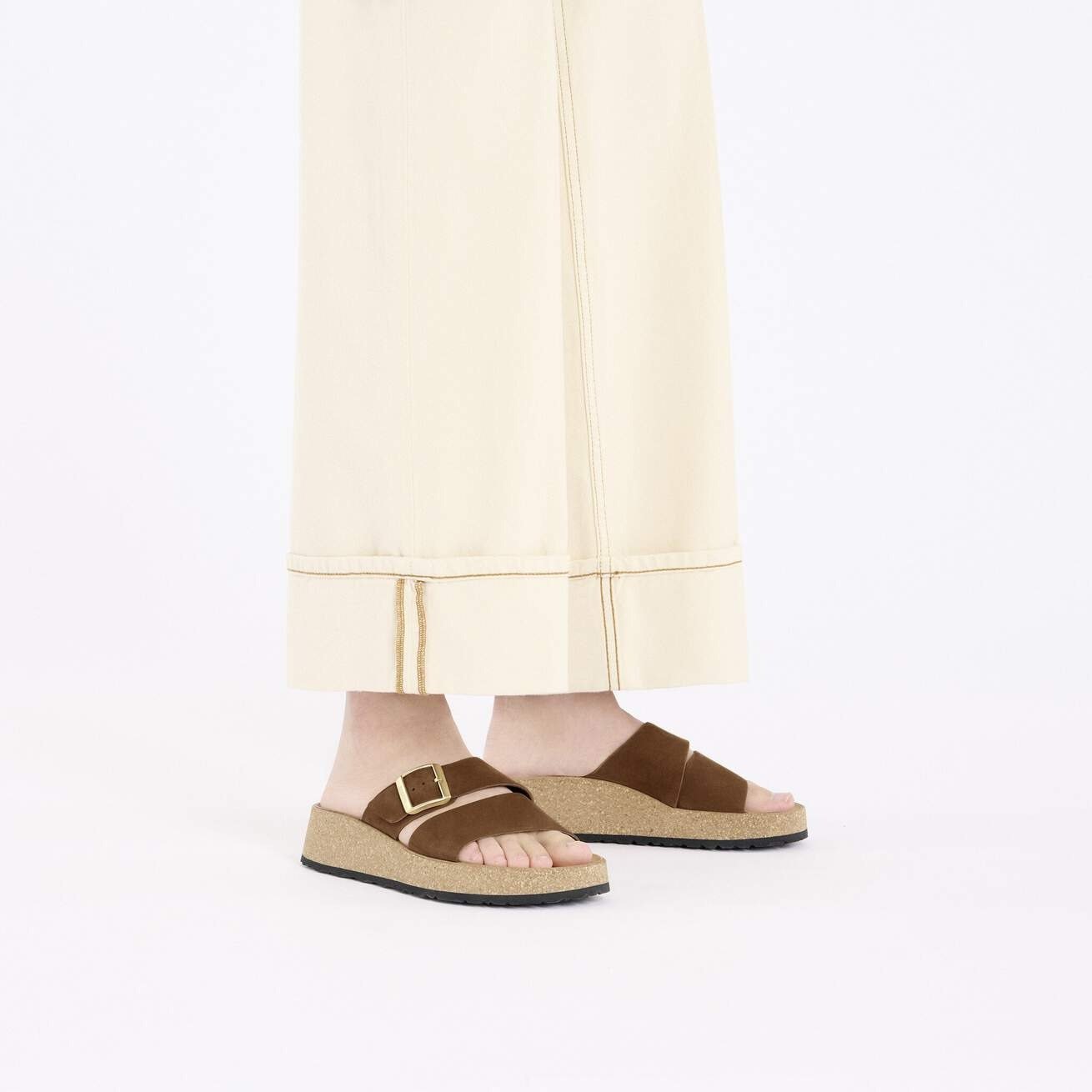 Almina | Nubuck | Dark Tea - Image 3