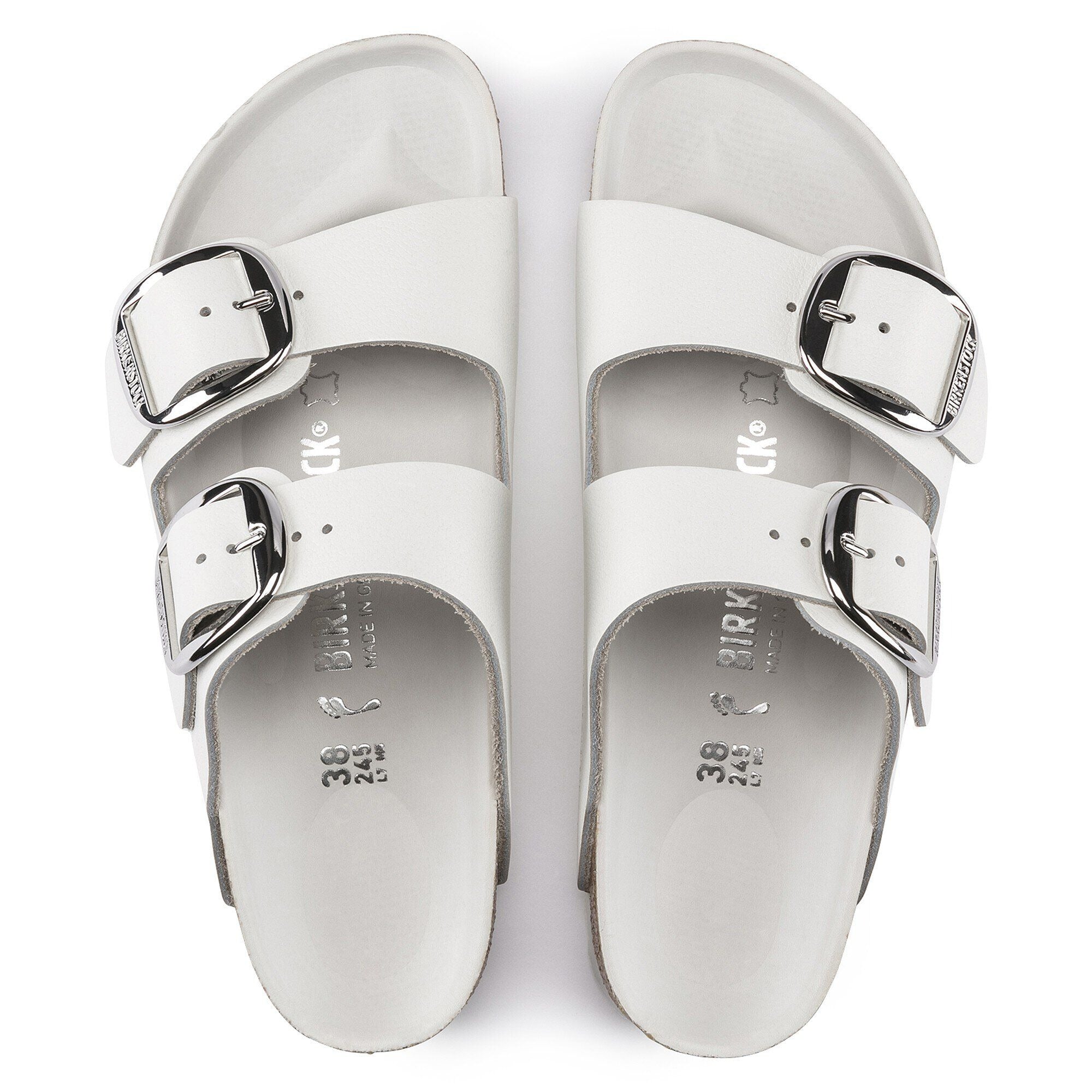 Arizona Big Buckle | Leather | White - Image 4