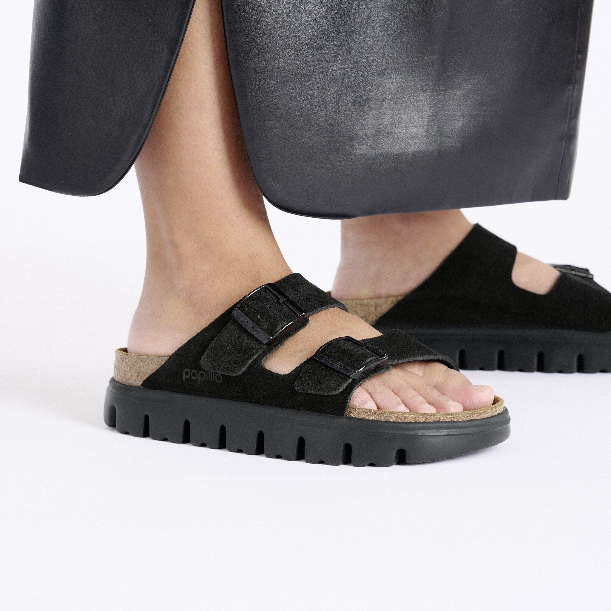 Arizona Chunky | Suede | Black/Black - Image 2