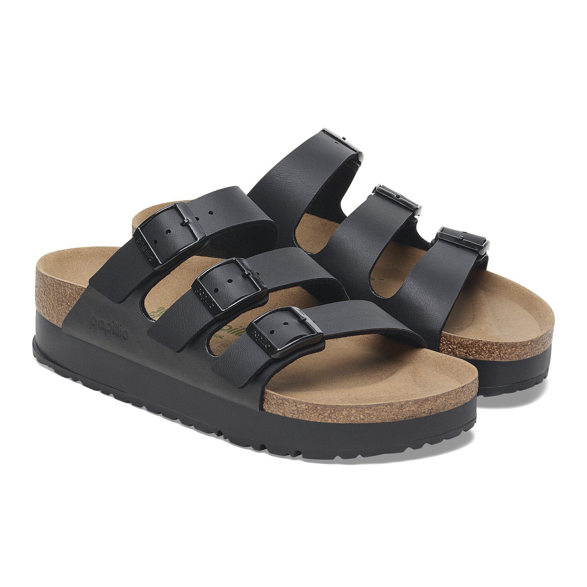 Florida III Flex Platform | Vegan | Birko-Flor | Black