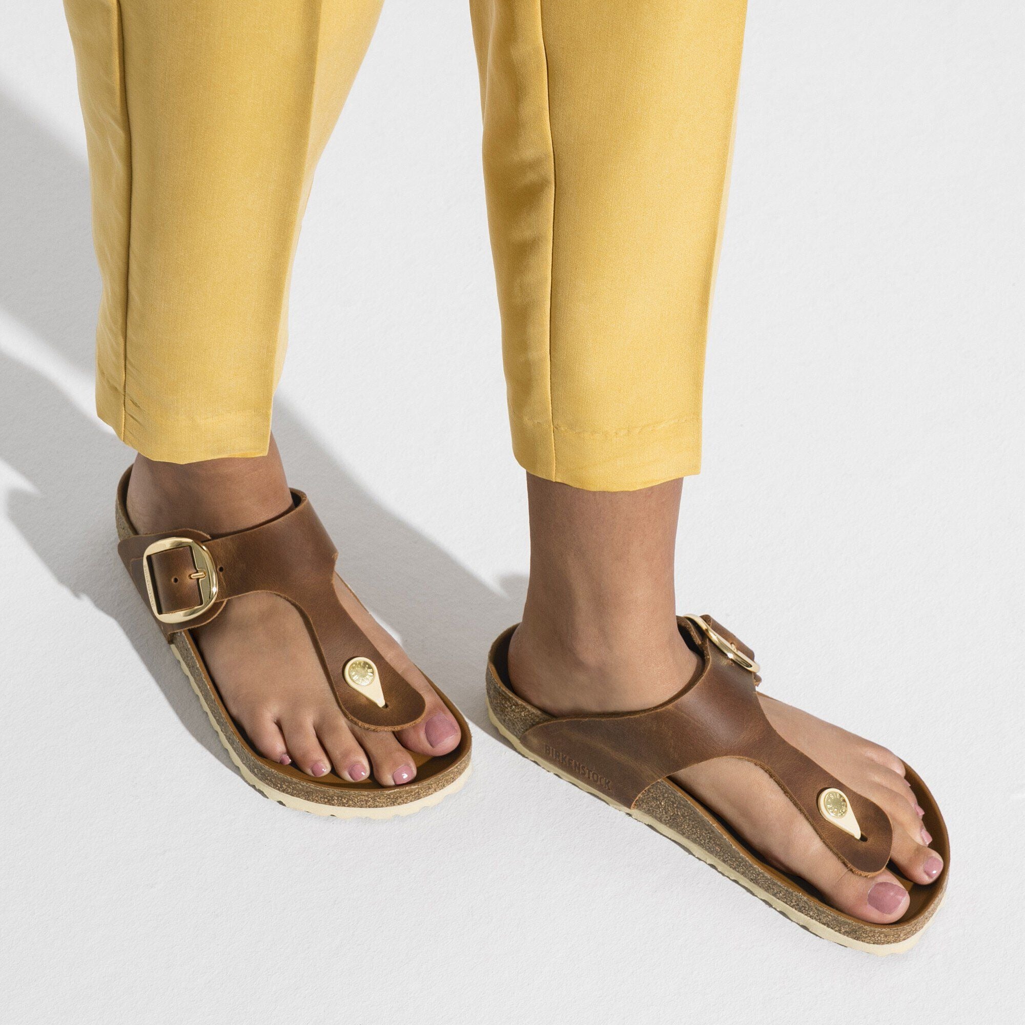 Gizeh Big Buckle | Oiled Leather | Cognac - Image 2