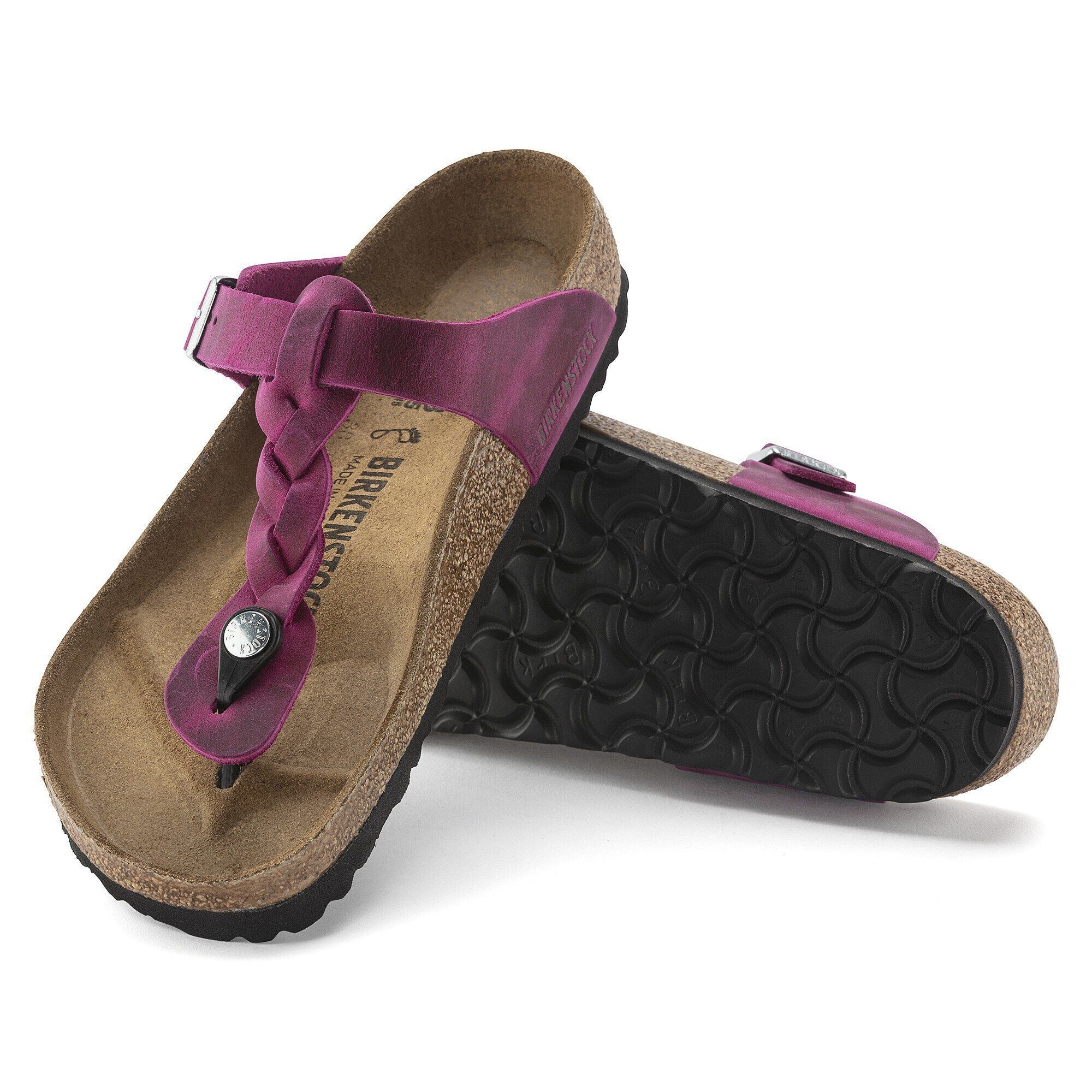 Gizeh Braided | Oiled Leather | Festival Fuchsia - Image 6